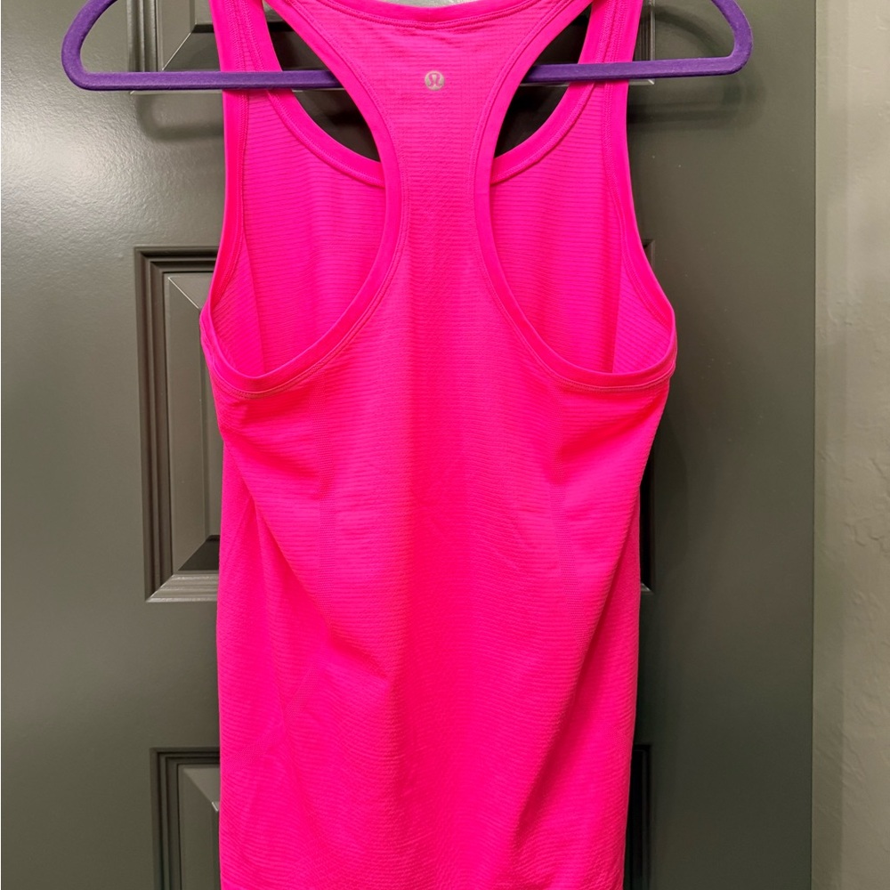 Lululemon Swiftly Tech Hot Pink Racerback Tank - Picture 2 of 4